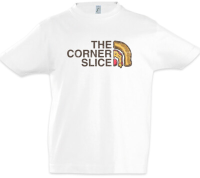 The Corner Slice Kinder Jungen T-Shirt Pizza Pizzabäcker Liebe Sucht Pizzeria