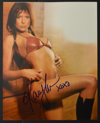 SIGNED Kari Wuhrer Sexy Bikini 8x10 Color Glossy Photo AUTOGRAPHED | eBay