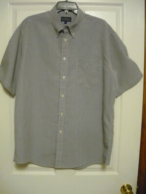 Men's Large Casual Shirt, Short Sleeve, Button Front, by Club Room 