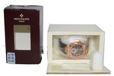 Sealed Patek Philippe 5980 Nautilus Chronograph 18k RG Chocolate B/P '15 5980R 12