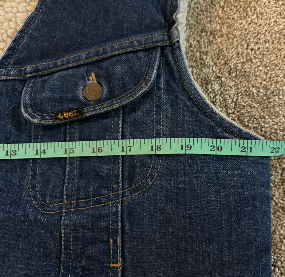 Vintage 1980s Lee Storm Rider Fleece Lined Denim Vest Country Western