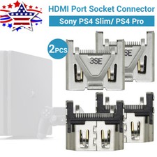 2Pcs HDMI Port Socket Module Connector For Sony PlayStation PS4 Slim/ PS4 Pro