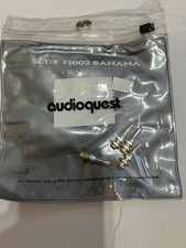 AudioQuest 1002 Banana Plug Speaker Cable Connector Set of 4