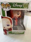 Funko Pop Jessica Rabbit 104 Disney Rare Vaulted Roger Damage Box ￼￼