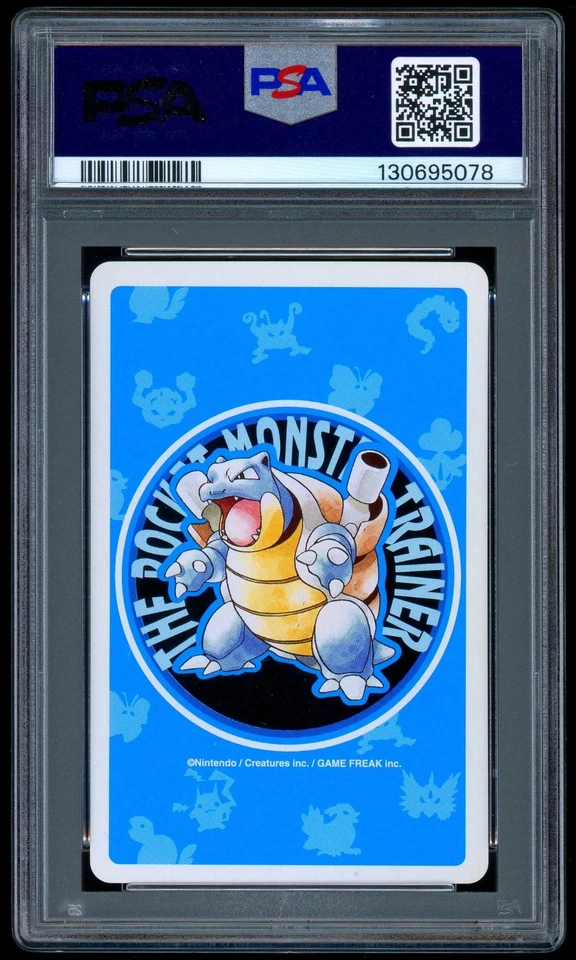 Pokemon FARFETCH'D Japanese BLUE Back 10 of Clubs POKER Card 083 PSA 10 GEM MINT - Image 2 of 2