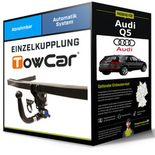 Abnehmbare Anhängerkupplung für AUDI Q5 11.2008-12.2017 Typ 8R TowCar NEU