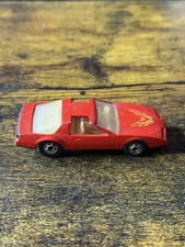 Vintage 1982 Mattel Hot Wheels 80's Red Pontiac Firebird Gold Wheels