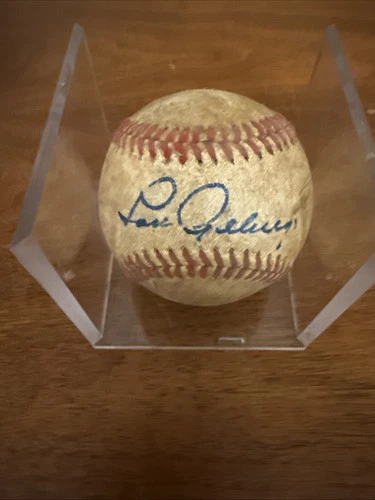 Autographed Lou Gehrig Baseball