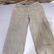Polo Ralph Lauren Pants 33 32 Trouser Vintage Ideal Zip Houndstooth Glen Plaid