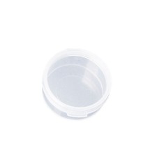 Round Clear Plastic Containers Beads Jewelry Display Storage Boxes for Ca