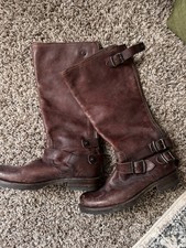 Frye Women's Distressed Brown Leather Boots Size 7