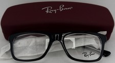 RAY-BAN RB 1536 3529 48-16 130 KIDS 48MM BLACK CLEAR OPTICAL EYEGLASSES FRAMES