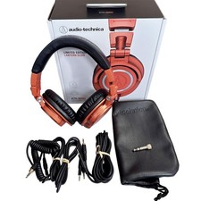 NEW Audio-Technica ATH-M50X Professional Over Ear Headphones - Orange