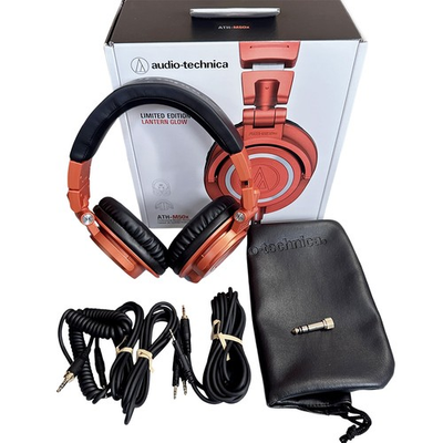 #ad NEW Audio Technica ATH M50X Professional Over Ear Headphones Orange $99.00
