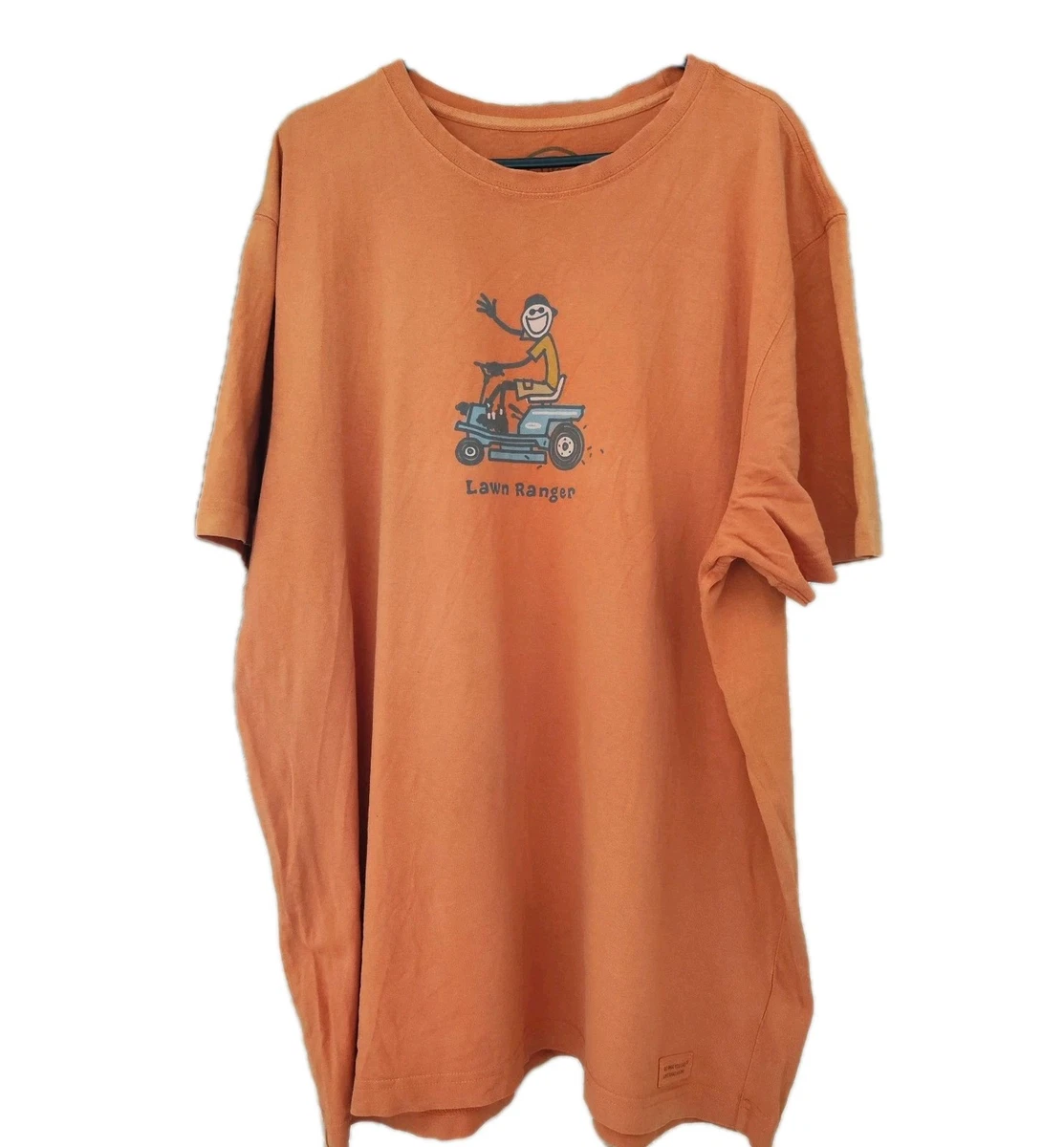 Life Is Good T-shirt Crusher à Manches Longues Standard Pour Homme Bleu Vintage  7fa2e699 B605 5c8e 9601 549c7379d802