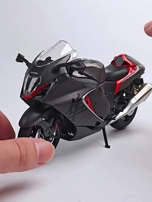 1:12 Suzuki Hayabusa Motorcycle Model Diecast Toy Vehicle Kids