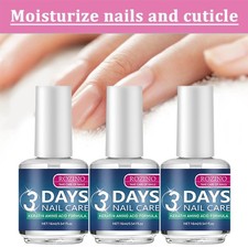 3 Pack 3 Days Nail Care Treatment Polish Strength Base Oil Repair Damaged Nails