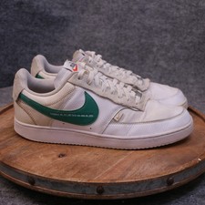 Nike Court Vision Low Premium Hombres Talla 11 Primer Uso Blanco Verde Ruido DJ2001-100
