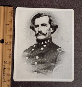 Civil War Benjamin Franklin Cheatham Army Division Commander Glossy Vtg Card 