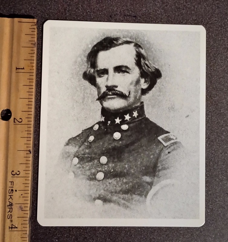 Civil War Benjamin Franklin Cheatham Army Division Commander Glossy Vtg Card 