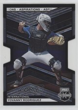 2023 Panini Elite Extra Edition Aspirations Die-Cut 27/67 Yovanny Rodriguez 2o7