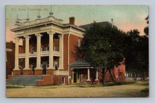 Elks Home TUSCALOOSA Alabama Antique Postcard Cover to Birmingham 1911