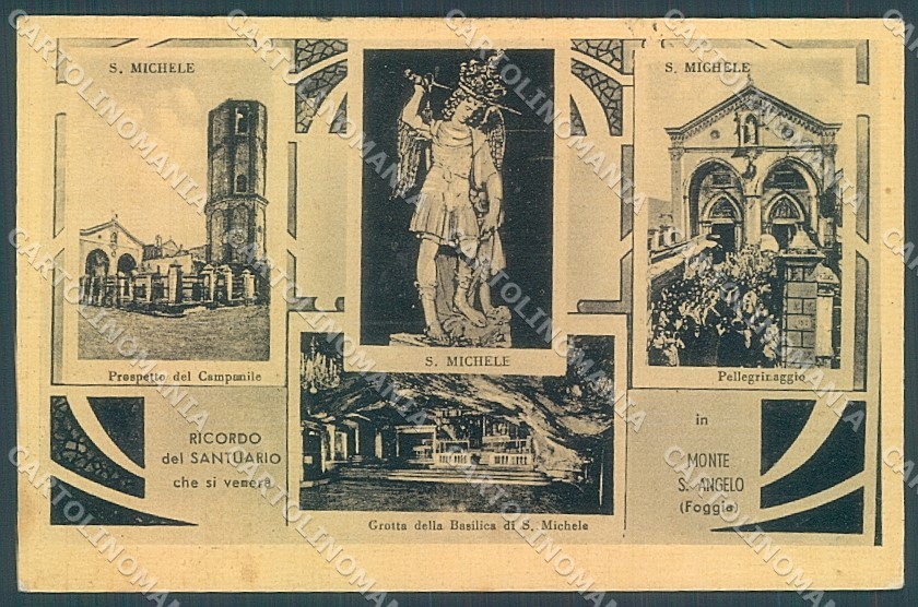 Foggia Monte S. Angelo Santuario San Michele cartolina JK5931
