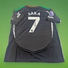 Bukayo Saka Arsenal Autographed Soccer/Futbol Jersey.  COA
