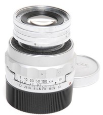  Leica Leitz Elmar 4/9cm collapsible silver lens