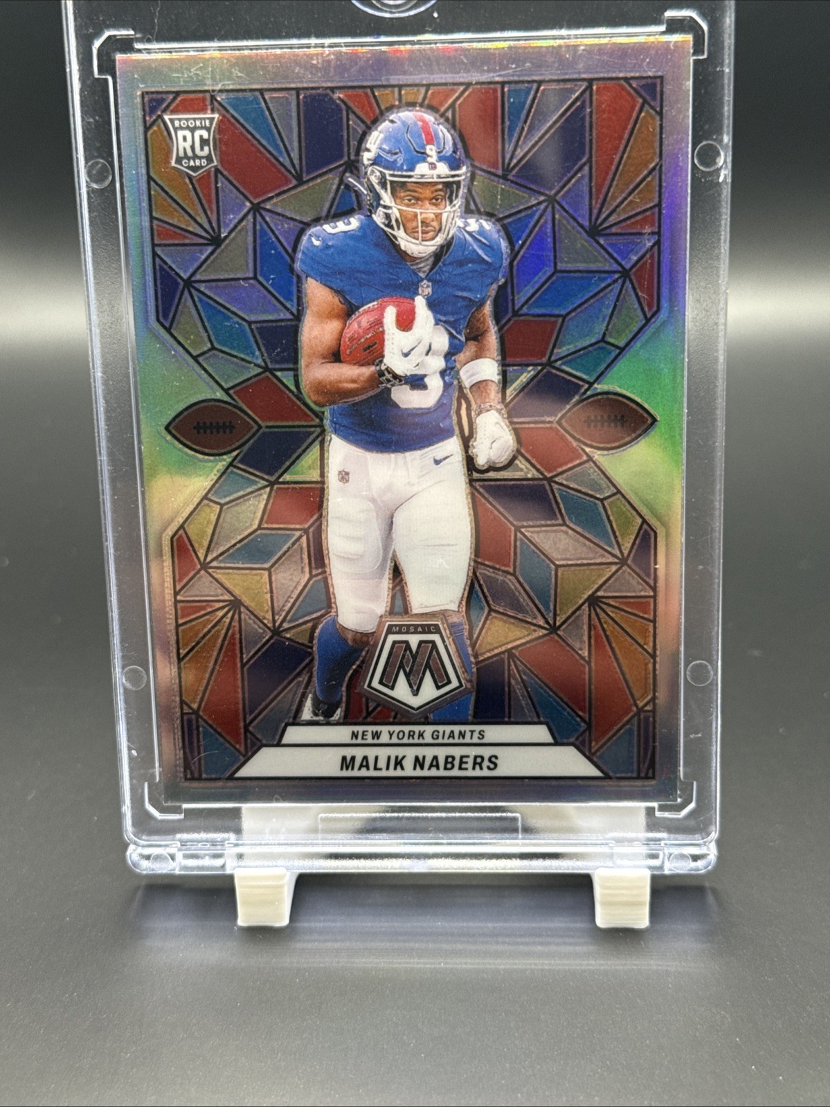 Malik Nabers 2024 Mosaic #SG-21 Stained Glass