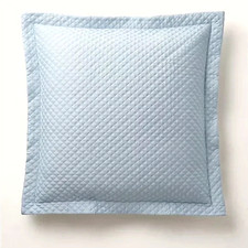 Ralph Lauren Satén Acolchado Argyle Euro Sham 26" X 26" Azul Jacinto