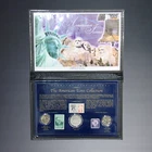 UNITED STATES COMMEMORATIVE GALLERY THE AMERICAN ICONS COIN+STAMP COLLECTION
