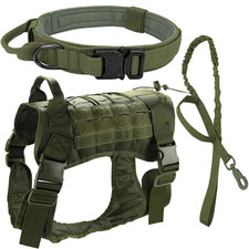Tactical Dog Harness with Handle No pull Large Military Dog Vest Working Dog US
