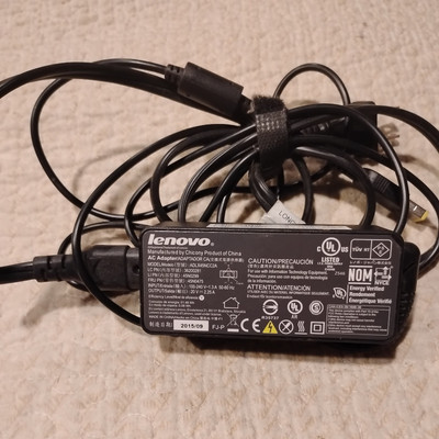 Genuine Lenovo 45W 20V 2.25A AC Adapter ADLX45NCC2A Square Tip