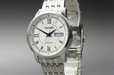[Near MINT] SEIKO Presage 4R36-00Y0 White Roman Dial Automatic Men's Watch
