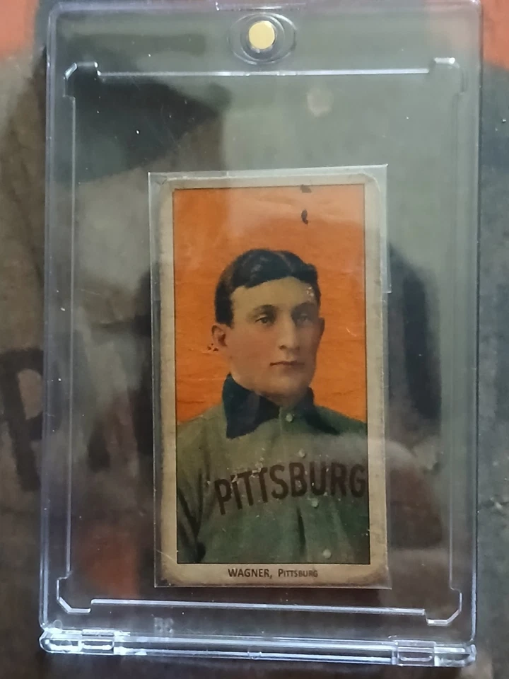 ⚡️T-206 Honus Wagner 1909 ⚡️Old Mill Cigarettes Tabaco Tarjeta Envejecida Reimpresión (LEER) Foto 3 de 4