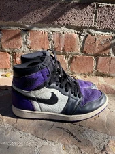 Size 8 - Air Jordan 1 Retro OG High Court Purple Beaters