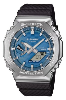 CASIO Herrenuhr G-Shock Solar Bluetooth Blau GBM-2100A-2BER