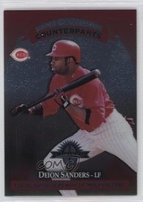 1997 Donruss Limited Exposure Non-Holographic Deion Sanders Bernard Gilkey 11ng