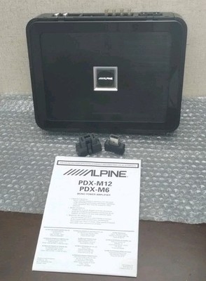 Alpine  PDX-M12 Mono  Subwoofer  Amplifier     1200 Watts  RMS x 1  at  2 Ohms 