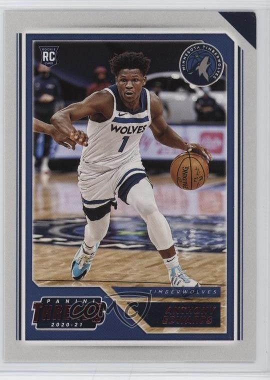 2020-21 Panini Chronicles Threads Bronze Anthony Edwards #87 Rookie RC im0