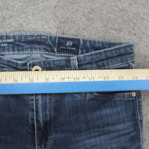 AG Adriano Goldschmied Jeans Womens 27 Blue The Farrah Skinny High Rise Stretch - Picture 3 of 12