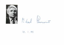 Michael Stürmer - Autogramm des renommierten...