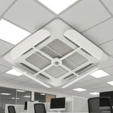 Telescopic Air Conditioning Deflector White Wind Guide Lightweight Ventilation