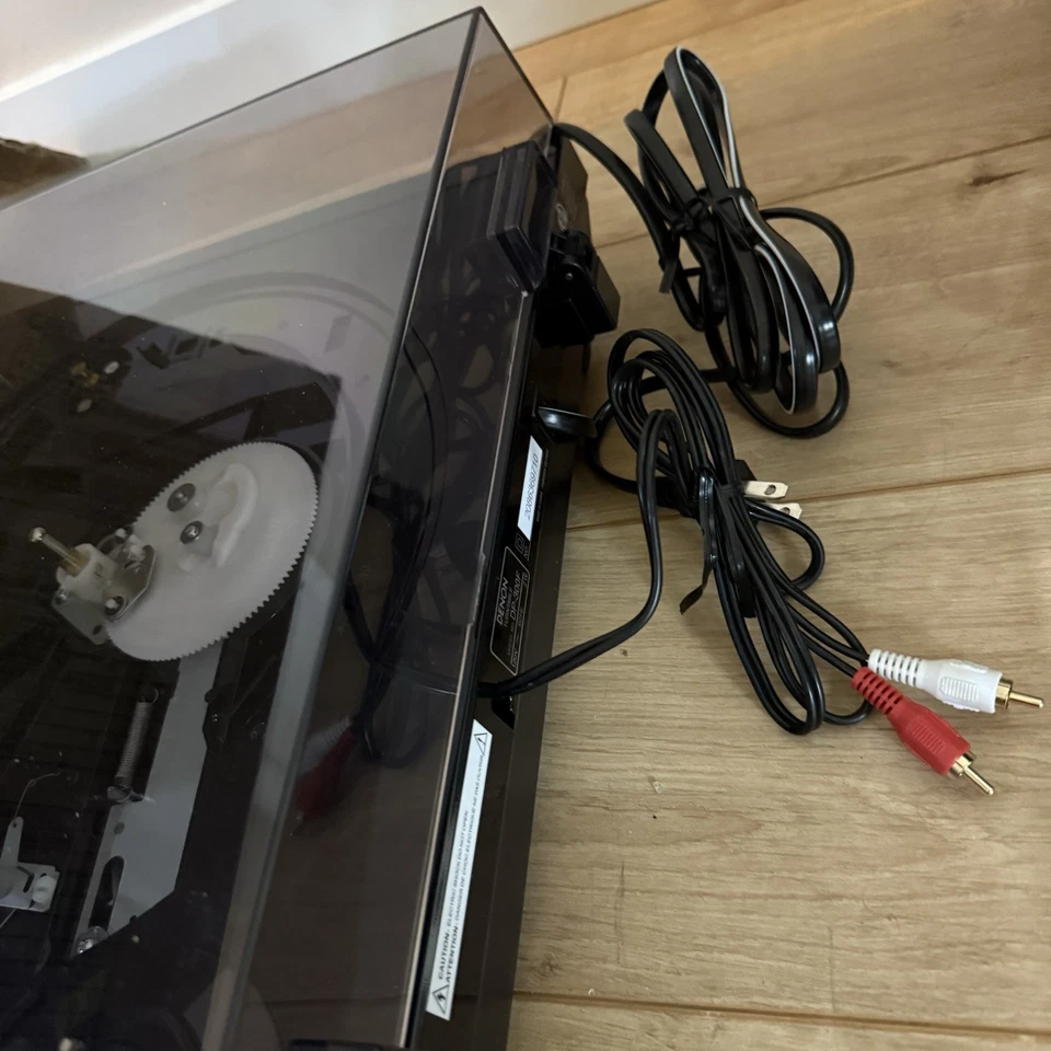 Denon Model DP-300F Fully Automatic Turntable Record Player Black PARTS - Image 4 of 4