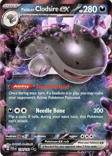 Paldean Clodsire ex 130/193 HOLO Paldea Evolved NM