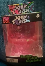 AUTHENTIC Schylling Needoh Pink Jellyfish Jelly Squish Stress Toy Nee Doh