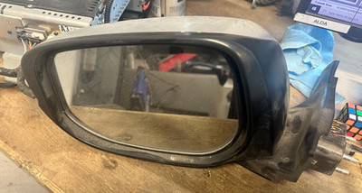 2010 HONDA INSIGHT LEFT GREY DOOR MIRROR E4 022965
