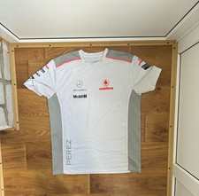 VTG Mercedes-Benz McLaren F1 Team Vodafone Sergio Perez T-Shirt Sz XL