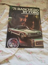 '71 Ranchero By Ford, 500 GT Squire Sales Brochure